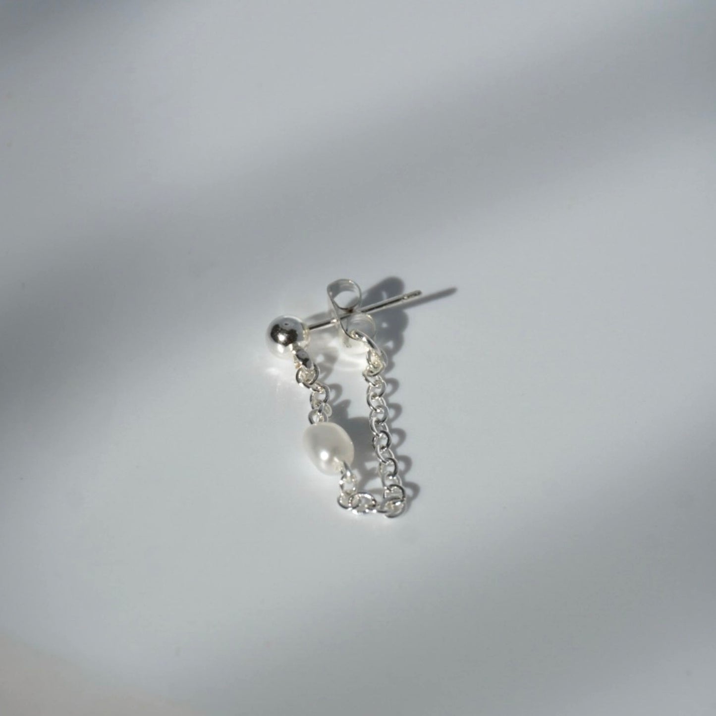 shay chain studs (silver)