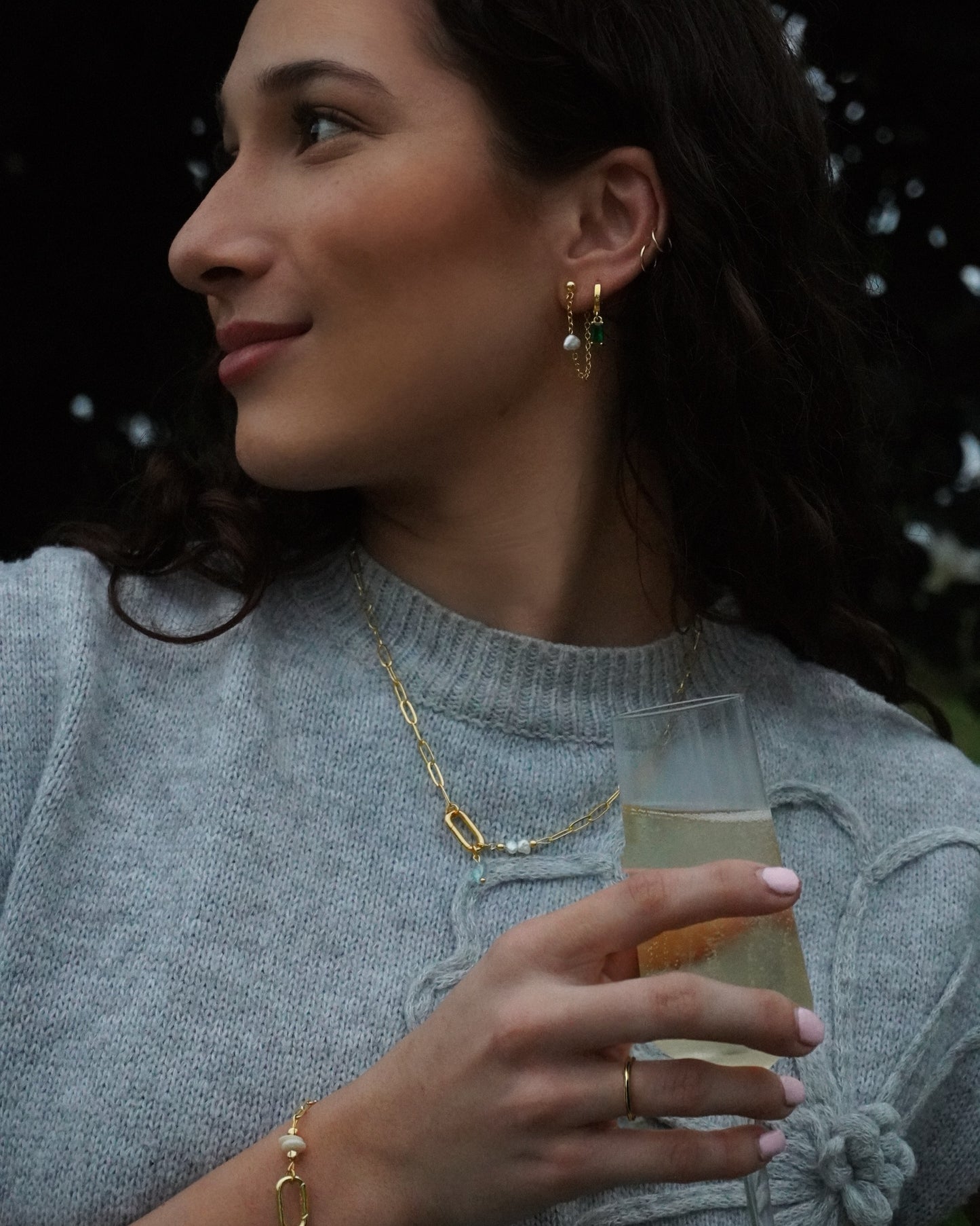 925 millie charm necklace